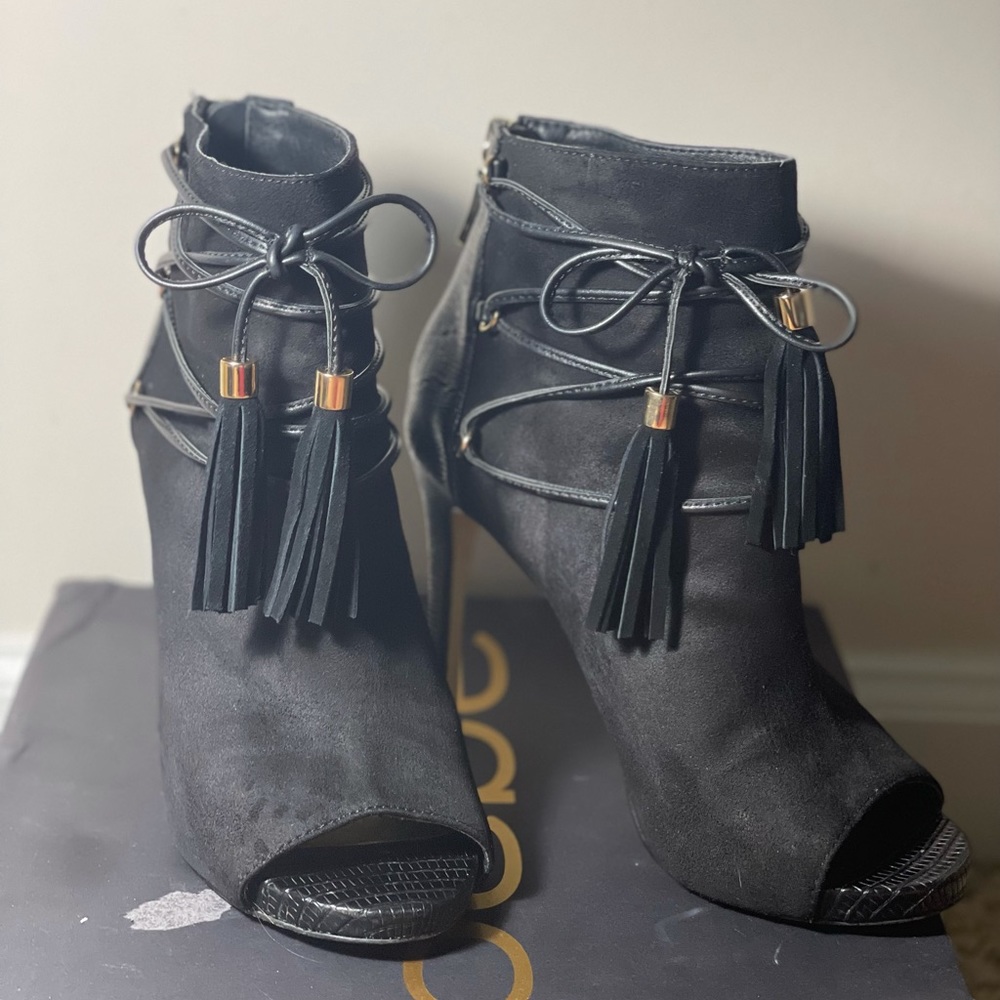 BEBE Benci high heel bootie